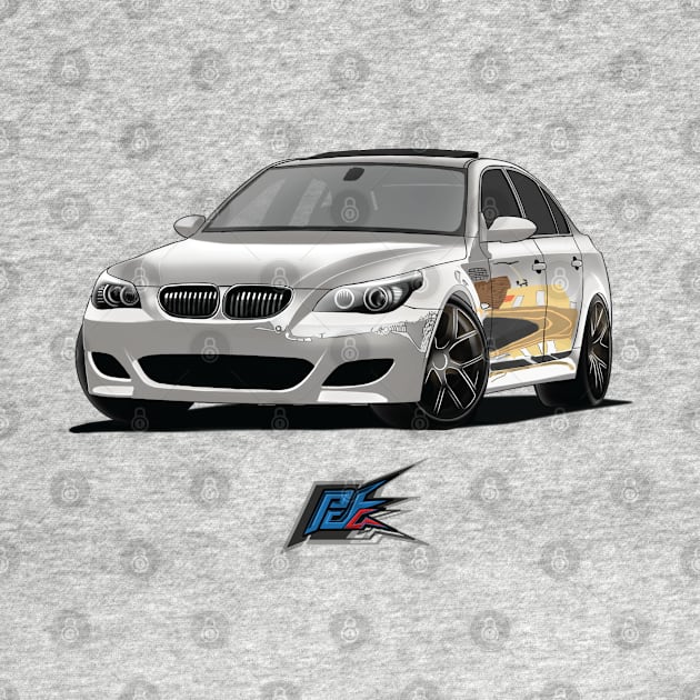 bmw m5 v10 white by naquash